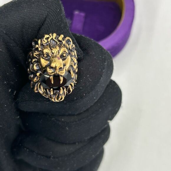 Men’s Gucci iconic Lionhead ring size 10 made in Italy - Picture 6 of 10